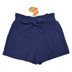 Hayden Girl Embroidered Paperbag Shorts‎